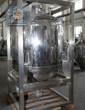 Stainless steel electrolytic solution tank